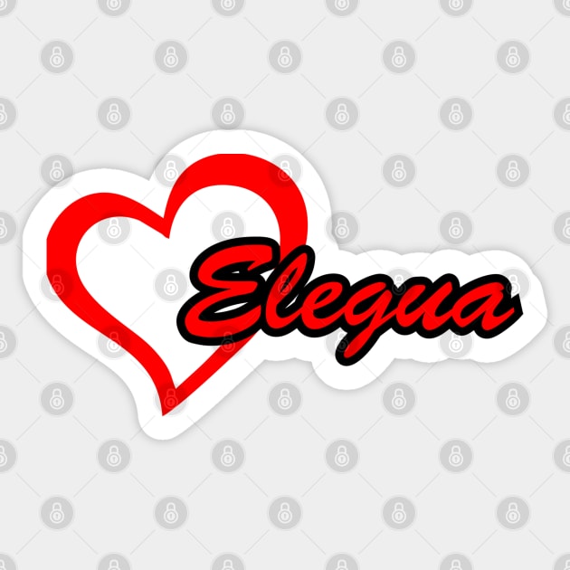 Elegua Sticker by Korvus78